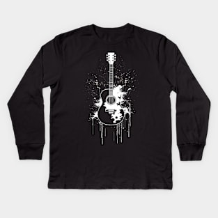 Guitar Dreams Kids Long Sleeve T-Shirt